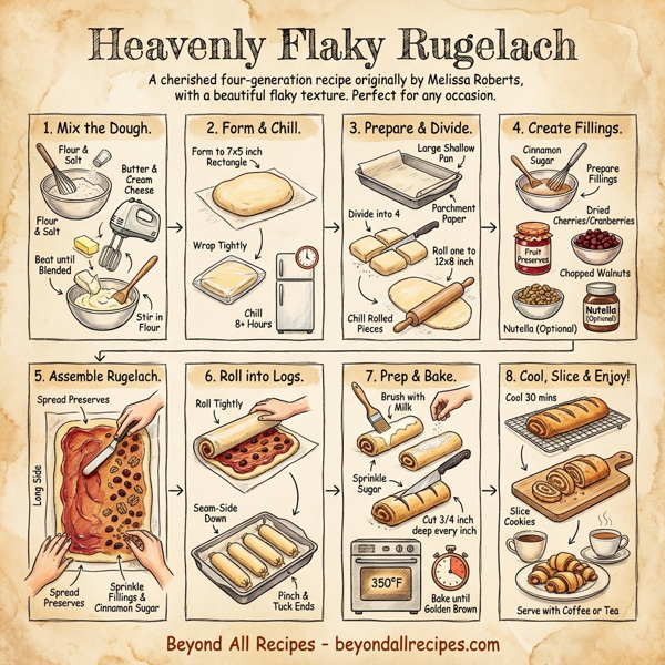 Heavenly Flaky Rugelach instructions