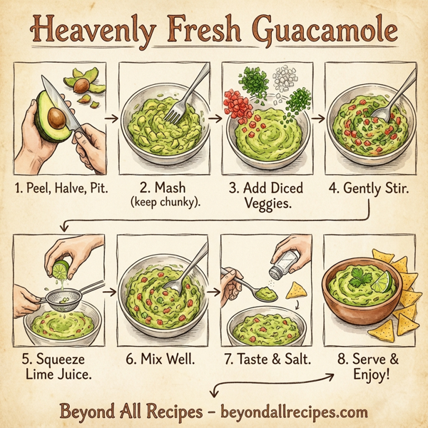 Heavenly Fresh Guacamole instructions