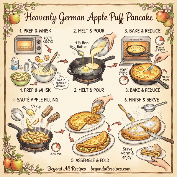 Heavenly German Apple Puff Pancake instructions