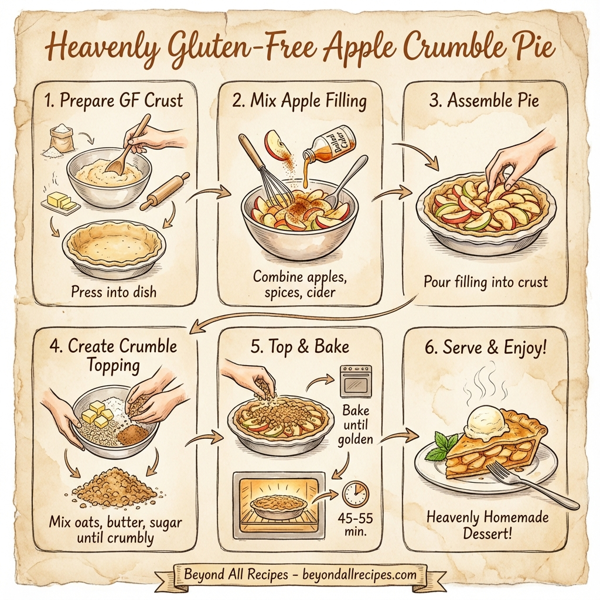 Heavenly Gluten-Free Apple Crumble Pie instructions
