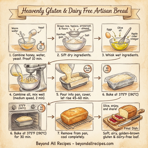 Heavenly Gluten & Dairy Free Artisan Bread instructions