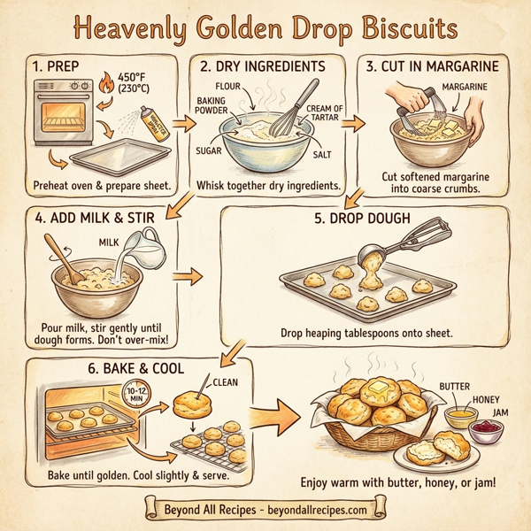 Heavenly Golden Drop Biscuits instructions