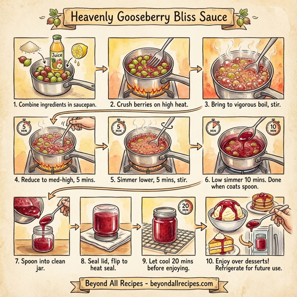 Heavenly Gooseberry Bliss Sauce instructions