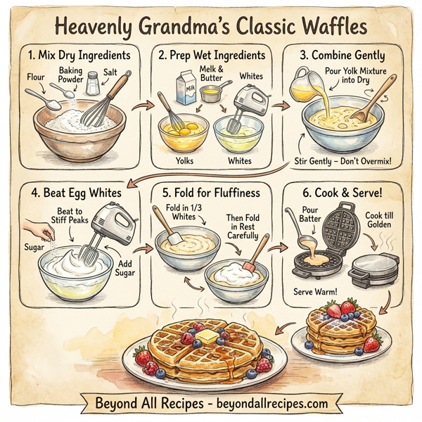 Heavenly Grandma's Classic Waffles instructions