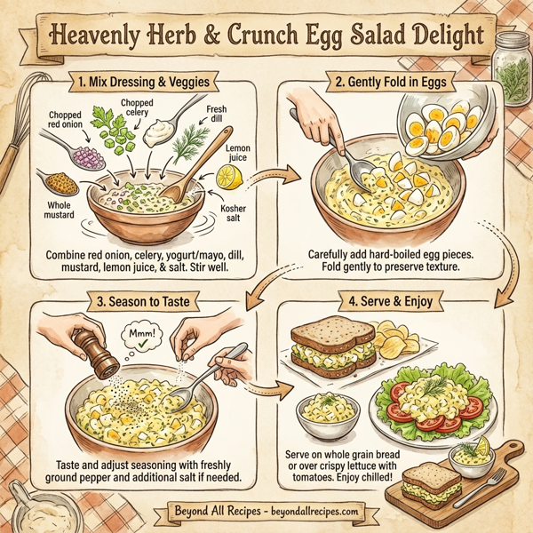 Heavenly Herb & Crunch Egg Salad Delight instructions