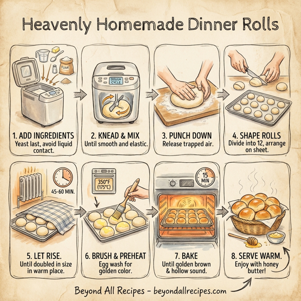 Heavenly Homemade Dinner Rolls instructions