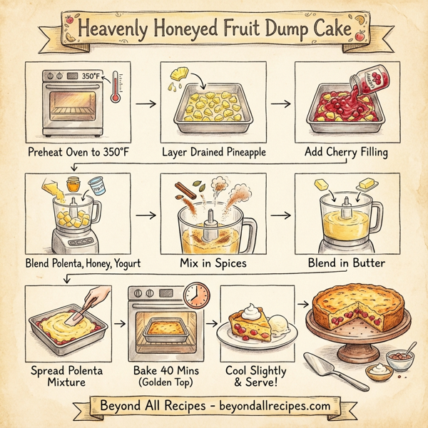 Heavenly Honeyed Fruit Dump Cake instructions