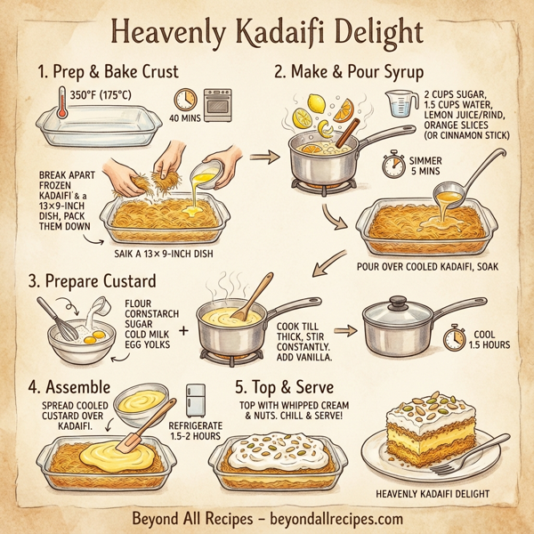 Heavenly Kadaifi Delight instructions