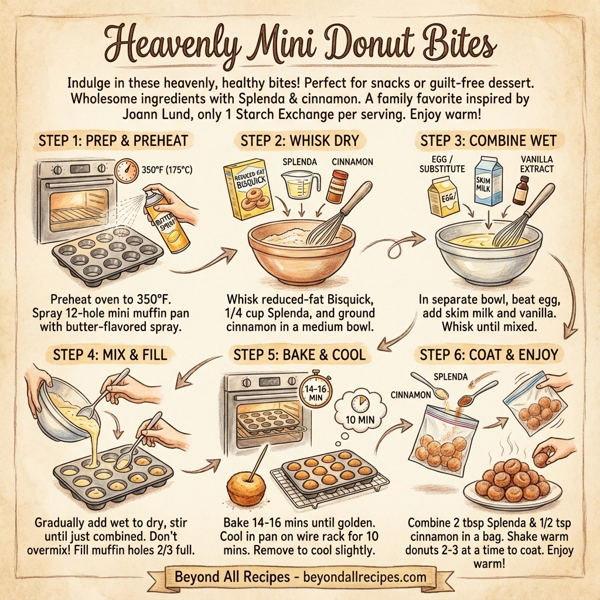 Heavenly Mini Donut Bites instructions
