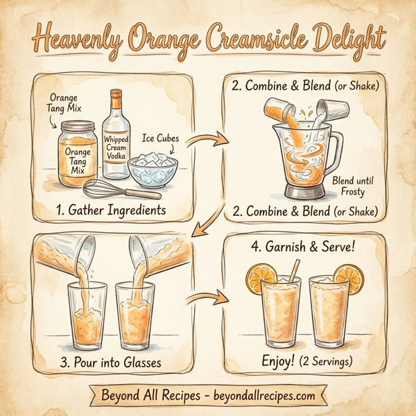 Heavenly Orange Creamsicle Delight instructions
