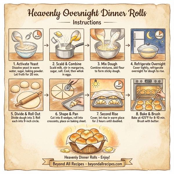 Heavenly Overnight Dinner Rolls instructions