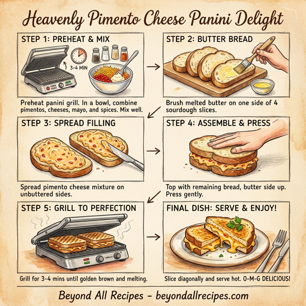 Heavenly Pimento Cheese Panini Delight instructions