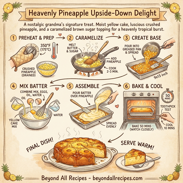 Heavenly Pineapple Upside-Down Delight instructions