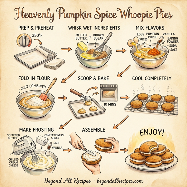Heavenly Pumpkin Spice Whoopie Pies instructions