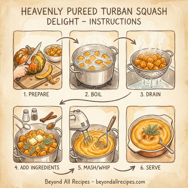 Heavenly Pureed Turban Squash Delight instructions