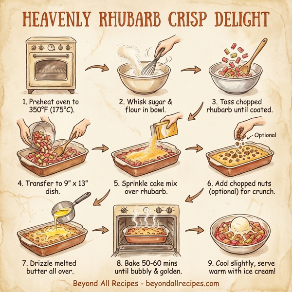 Heavenly Rhubarb Crisp Delight instructions