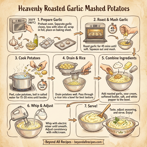 Heavenly Roasted Garlic Mashed Potatoes instructions