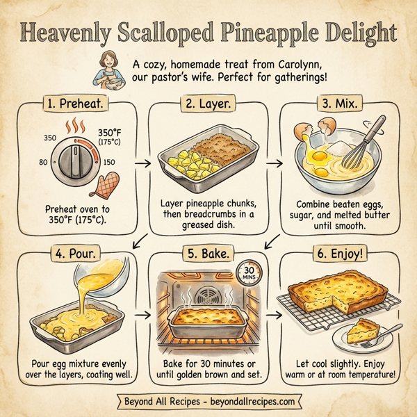 Heavenly Scalloped Pineapple Delight instructions