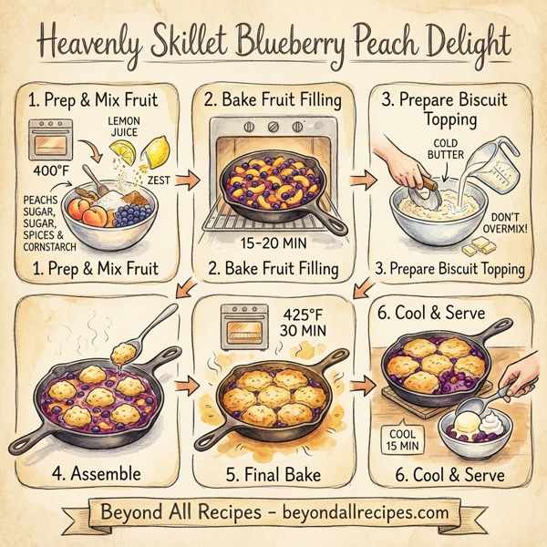 Heavenly Skillet Blueberry Peach Delight instructions