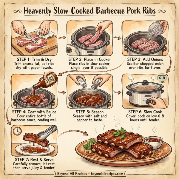 Heavenly Slow-Cooked Barbecue Pork Ribs instructions