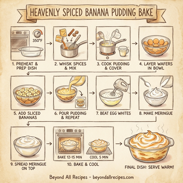 Heavenly Spiced Banana Pudding Bake instructions