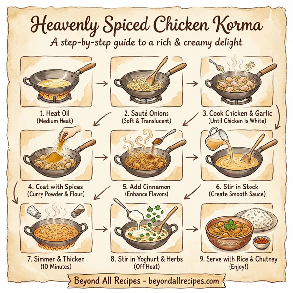 Heavenly Spiced Chicken Korma instructions