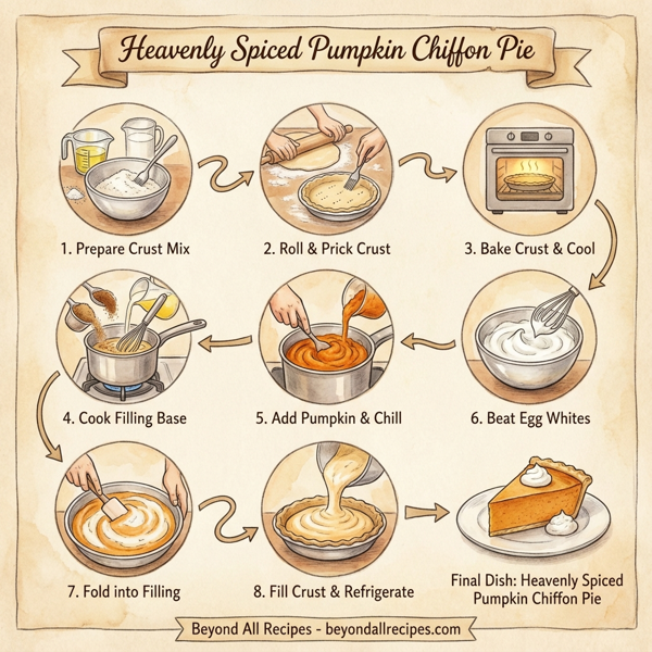 Heavenly Spiced Pumpkin Chiffon Pie instructions