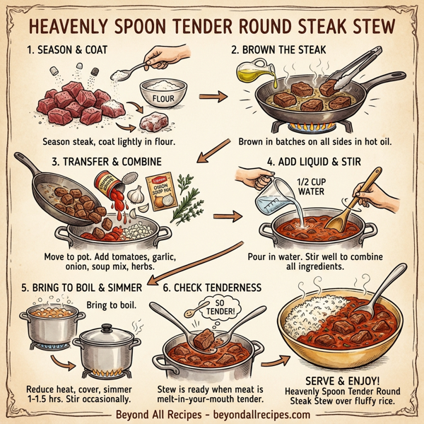 Heavenly Spoon Tender Round Steak Stew instructions