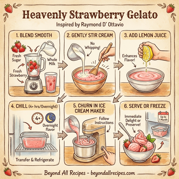 Heavenly Strawberry Gelato instructions