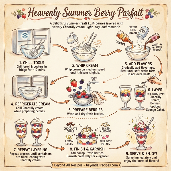 Heavenly Summer Berry Parfait instructions
