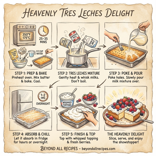 Heavenly Tres Leches Delight instructions