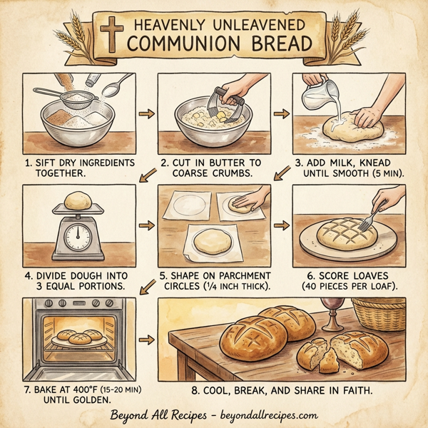 Heavenly Unleavened Communion Bread instructions
