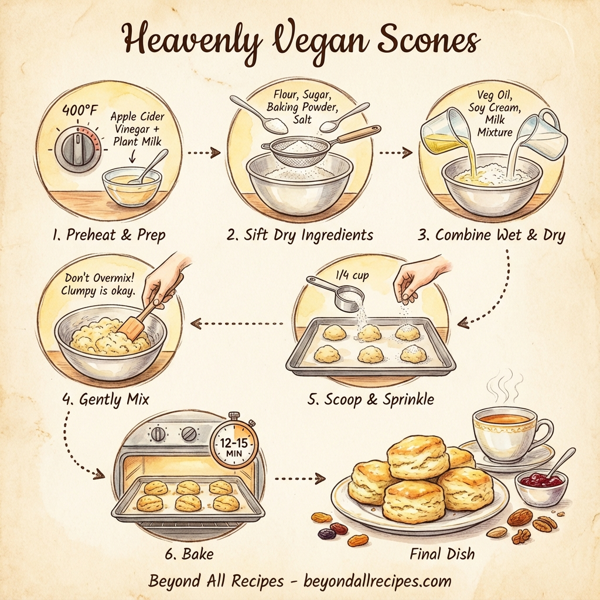 Heavenly Vegan Scones instructions