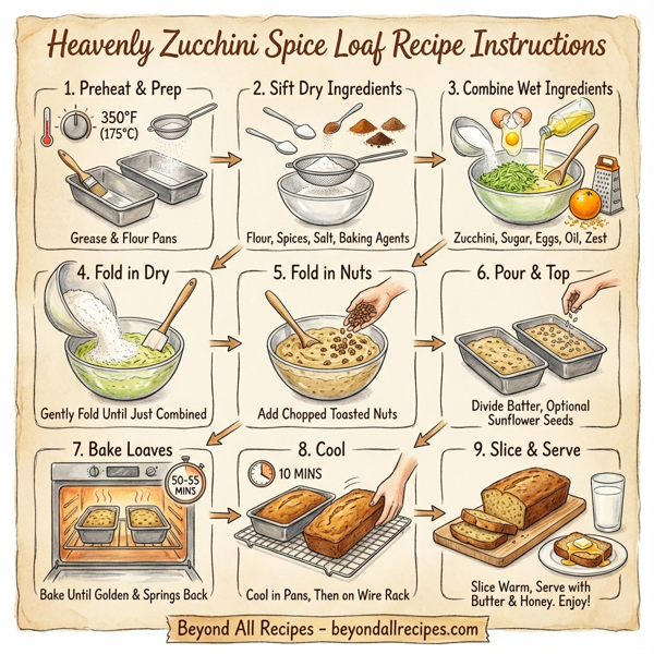 Heavenly Zucchini Spice Loaf instructions
