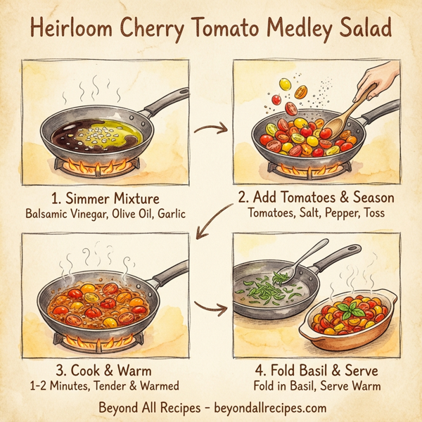 Heirloom Cherry Tomato Medley Salad instructions