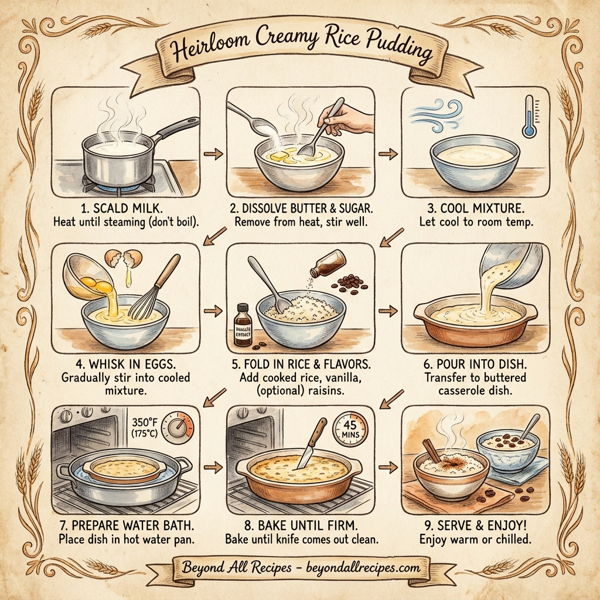 Heirloom Creamy Rice Pudding instructions