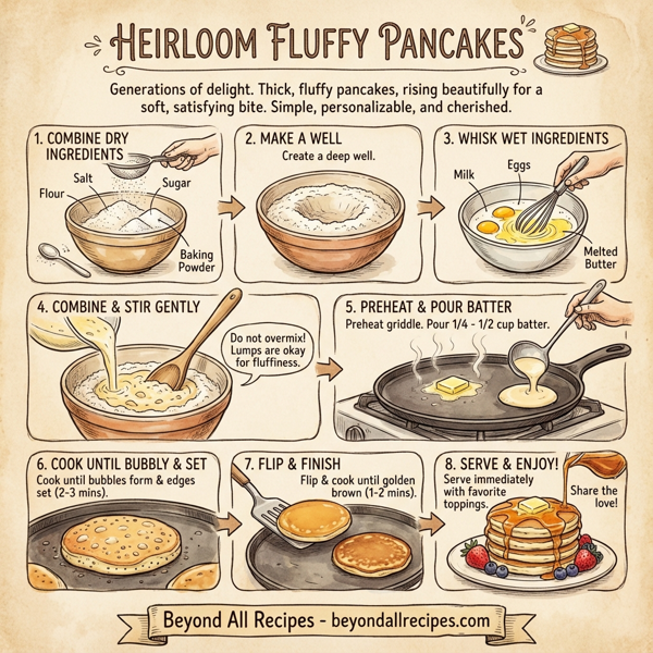Heirloom Fluffy Pancakes instructions