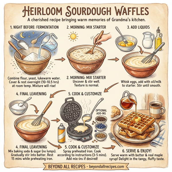 Heirloom Sourdough Waffles instructions
