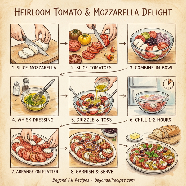 Heirloom Tomato & Mozzarella Delight instructions