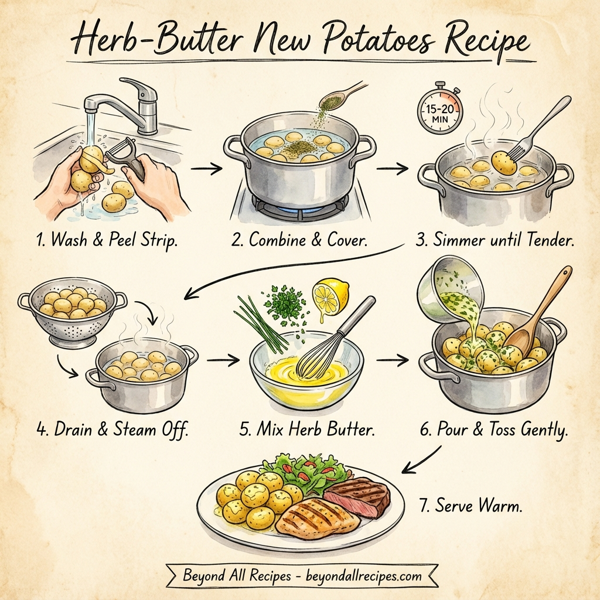 Herb-Butter New Potatoes instructions