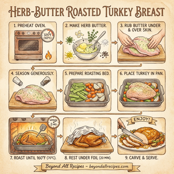 Herb-Butter Roasted Turkey Breast instructions