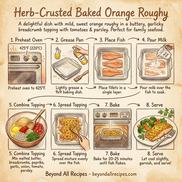 Herb-Crusted Baked Orange Roughy instructions