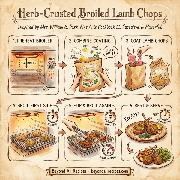 Herb-Crusted Broiled Lamb Chops instructions