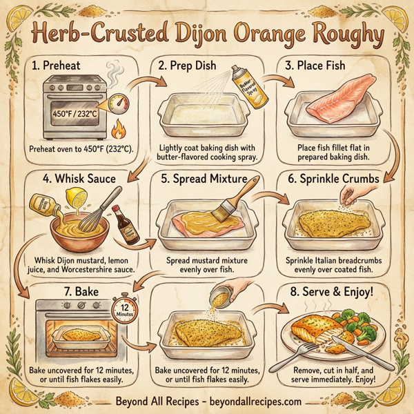 Herb-Crusted Dijon Orange Roughy instructions