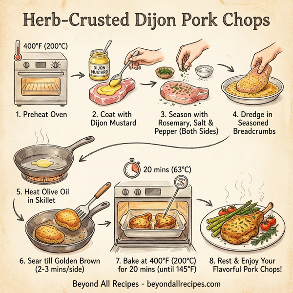 Herb-Crusted Dijon Pork Chops instructions