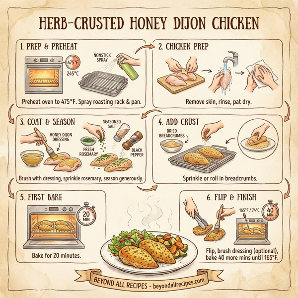 Herb-Crusted Honey Dijon Chicken instructions
