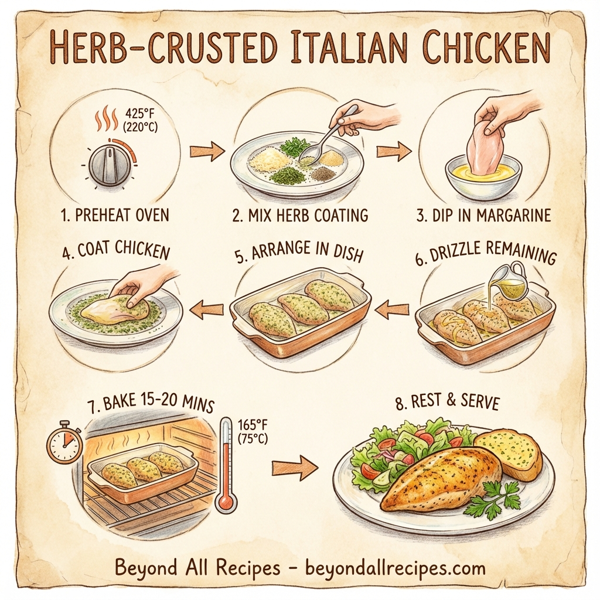Herb-Crusted Italian Chicken instructions