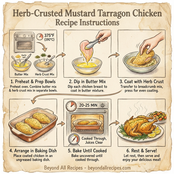 Herb-Crusted Mustard Tarragon Chicken instructions