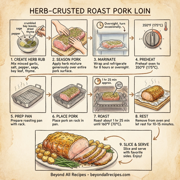Herb-Crusted Roast Pork Loin instructions