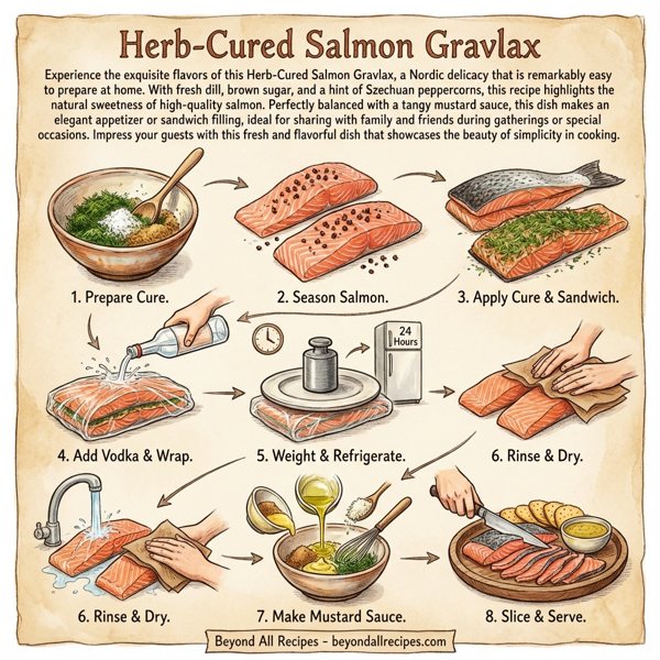 Herb-Cured Salmon Gravlax instructions